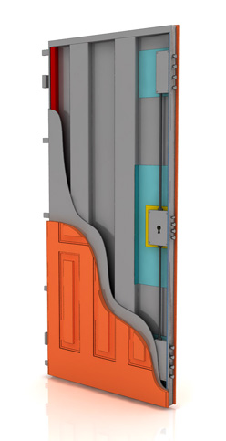 Porta blindata a cilindro GIOVE 08