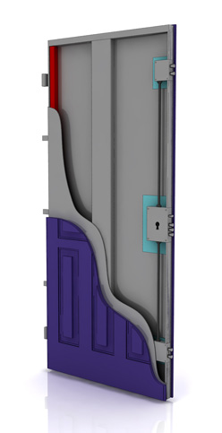 Porta blindata cilindro MARTE 09