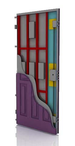 Porta blindata a cilindro PEGASO