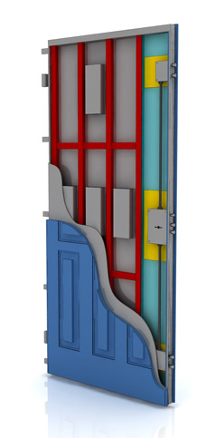 Porta blindata doppia mandata CENTAURO