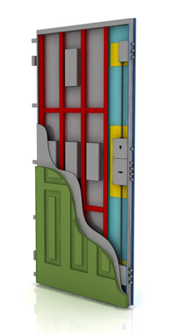 Porta blindata cilindro MARTE 09